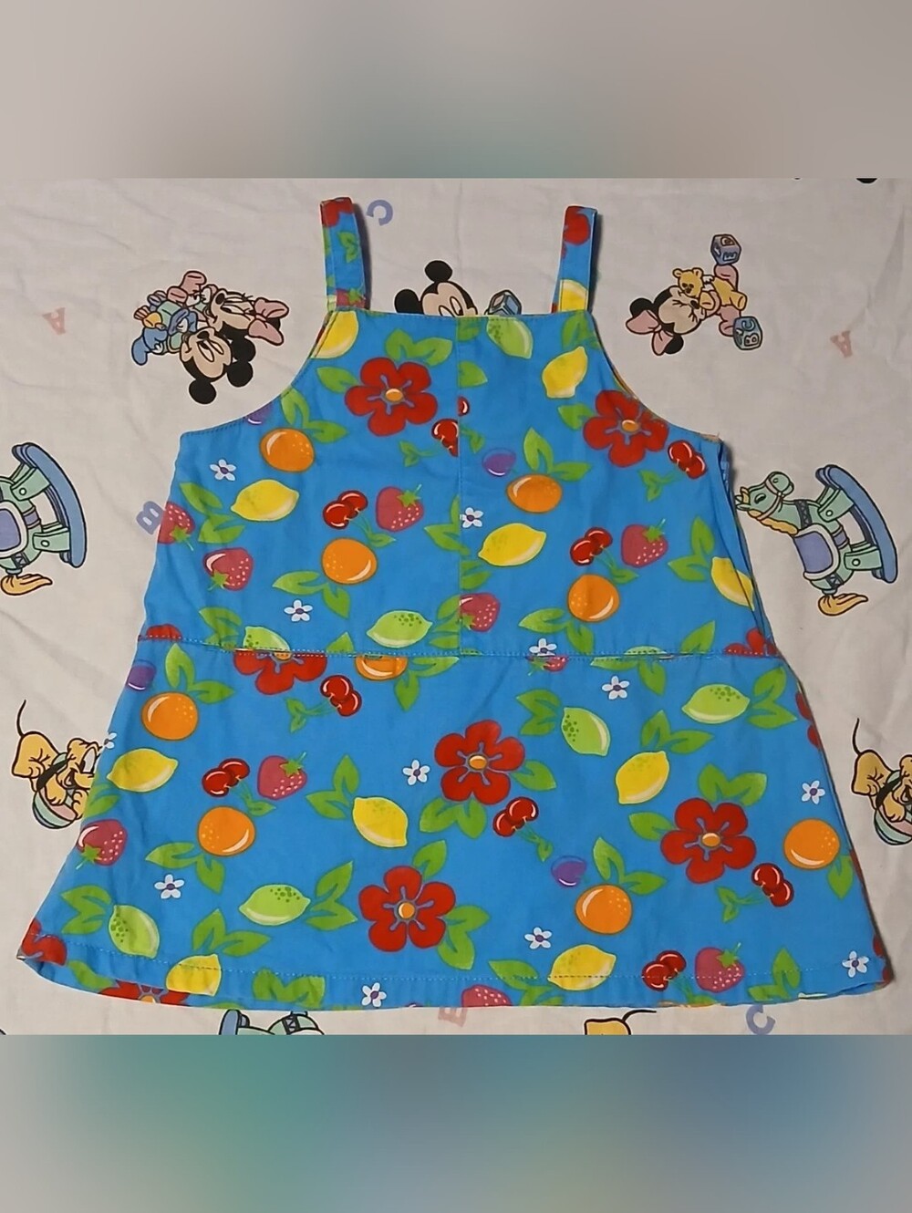 OshKosh Vintage Girls 18 Months Floral Fruit Dress